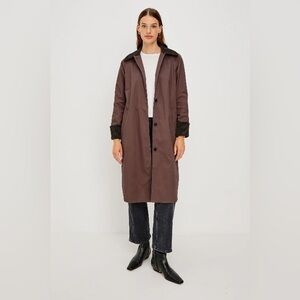 Rails Levy Barn Coat in Raisin